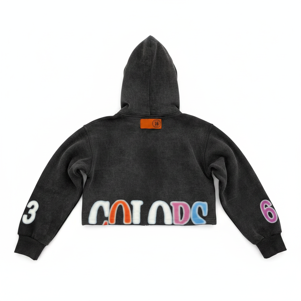 Crop Hoodie - Dos