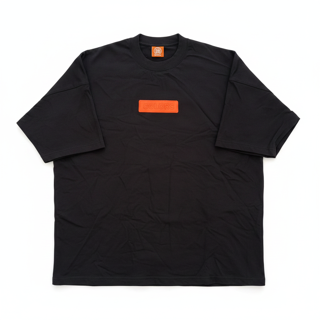 T-shirt Oversize Noir COLORS v2